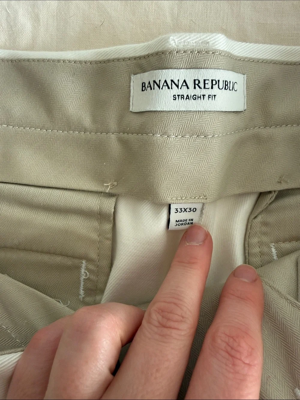 Banana Republic Straight Italian Stretch Chino